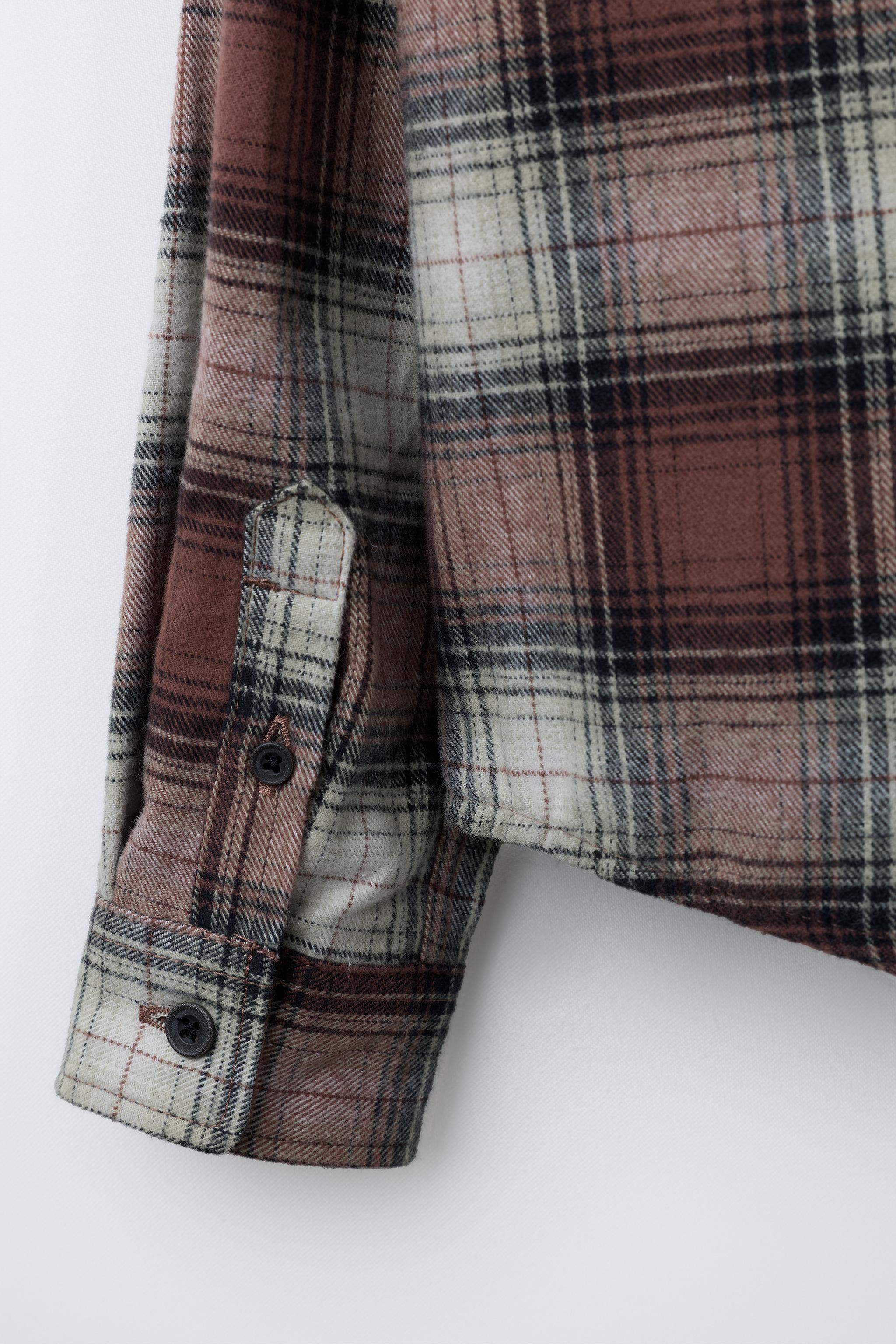 PLAID POCKET OVERSHIRT